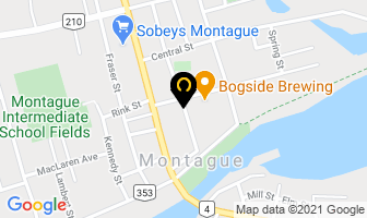 Montague Bible Fellowship in Montague map