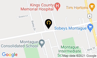 Montague Veterinary Clinic in Montague map