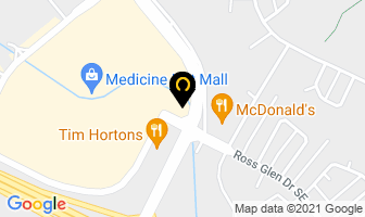 Montana's Medicine Hat Mall in Medicine Hat map