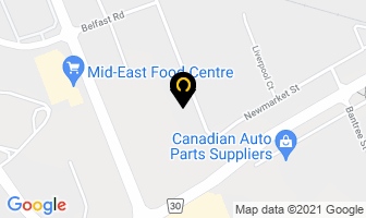 Monte Cristo Productions in Guelph map