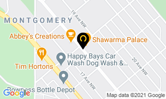 Montgomery Husky in Calgary map