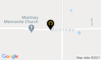 Montney Printing & Graphics in Peace River B map