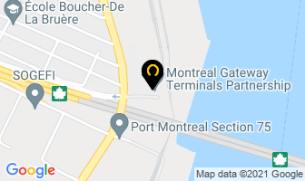 Montreal Gateway Terminals Partnership in Brantford map