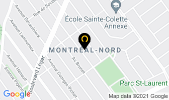 Montreal-Nord in Brantford map