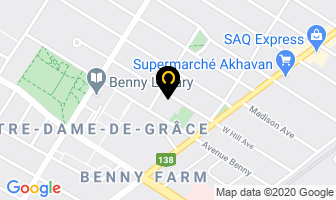Montreal Osteopath in Brantford map