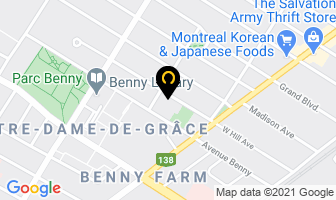 Montreal Osteopath in Brantford map