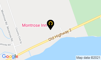 Montrose Inn in Magog map