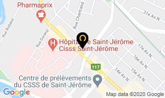 Monuments Parent Inc in Saint-Jérôme map