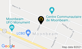 Moonbeam Economic Development Committee in Moonbeam map