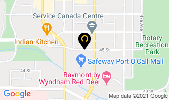 Mooney Insurance Agency Ltd in Red Deer map