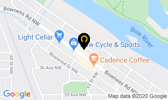 Moore Denture Clinic in Calgary map