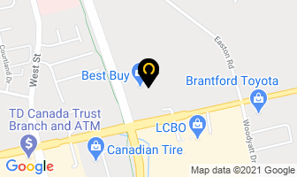 Moores Clothing For Men in Brantford map