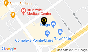 Moores Clothing For Men in Pointe-Claire map