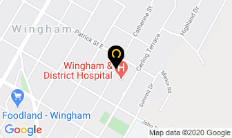 Moores M Dr in Wingham map