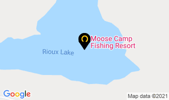 Moose Camp Fishing Resort in Clearwater map