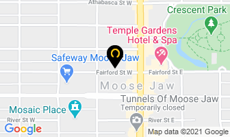 Moose Jaw Times Herald in Moose Jaw map