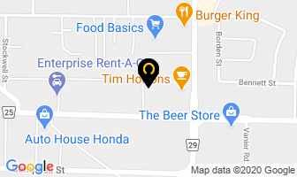 Moose Lodge No 1046 in Sarnia map
