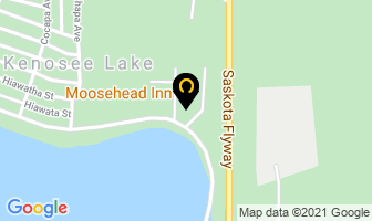 Moosehead Inn in Kenosee Lake map