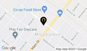 Moosomin Dental Clinic in Taber map