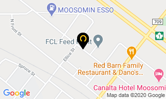 Moosomin Motel in Taber map