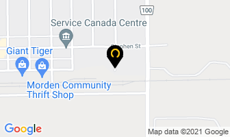 Morden Massage Therapy Centre in Morden map