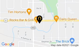 Morden Motor Inn in Morden map