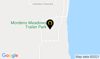 Mordens Meadows Trailer Park in Gimli map