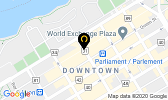 Morgentaler Clinic in Ottawa map