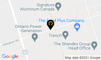 Morguard Investments in Pickering map