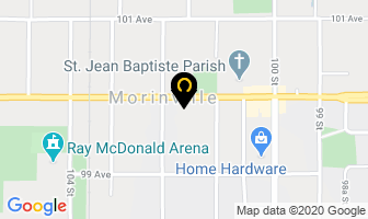 Morinville Community Library in Morinville map