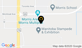 Morris Curling Club in Morris map
