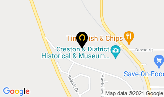 Morris Flowers Inc Garden Centre in Creston map