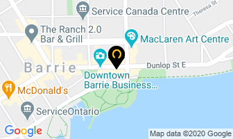Mortgage Funding in Barrie map