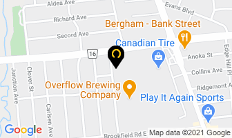 Mostly Danish Furniture Inc in Guelph map