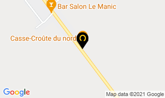 Motel Au Barico in La Doré map