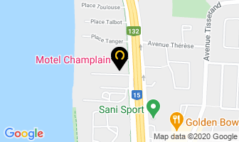 Motel Champlain in Brossard map