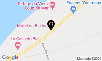 Motel Du Bic Inc in Rimouski map