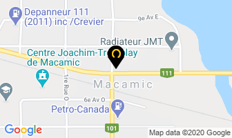 Motel Hotel Plaza in Macamic map