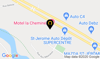 Motel La Chemin&eacute;e in Saint-Jérôme map