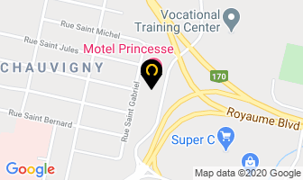 Motel Princesse in Guelph map