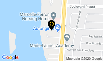 Motel Rideau in Brossard map