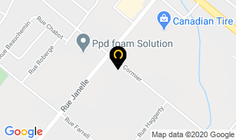 Motelin Inc in Drummondville map
