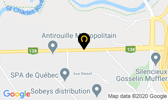Moto Vanier Inc in Ville de Québec map