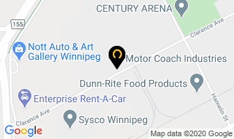 Motor Coach Industries Ltd in Winnipeg map