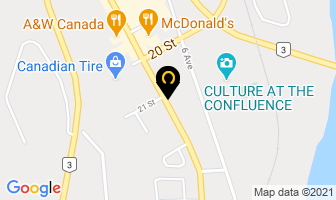 Mount Sentinel Chiropractic Dr Ray T Makortoff in Castlegar map