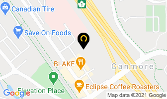 Mountain Bliss Cleaning Company in Canmore map
