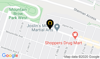 Mountain Dental Arts in Hamilton map