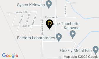 Mountain Home Services in Kelowna map