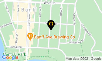 Mountain Taxi & Tours Ltd in Banff map