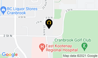 Mountain View Village in Cranbrook map